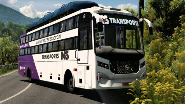 Damodar Super High-Deck Bs6 Sleeper Bus Pack Ets2 1.44 & Above - Image 10