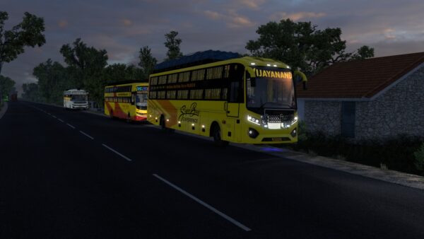 Damodar Super High-Deck Bs6 Sleeper Bus Pack Ets2 1.44 & Above - Image 3