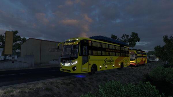 Damodar Super High-Deck Bs6 Sleeper Bus Pack Ets2 1.44 & Above - Image 4