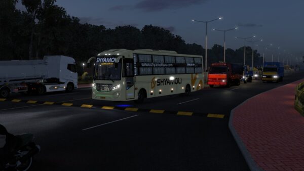 Damodar Super High-Deck Bs6 Sleeper Bus Pack Ets2 1.44 & Above - Image 9