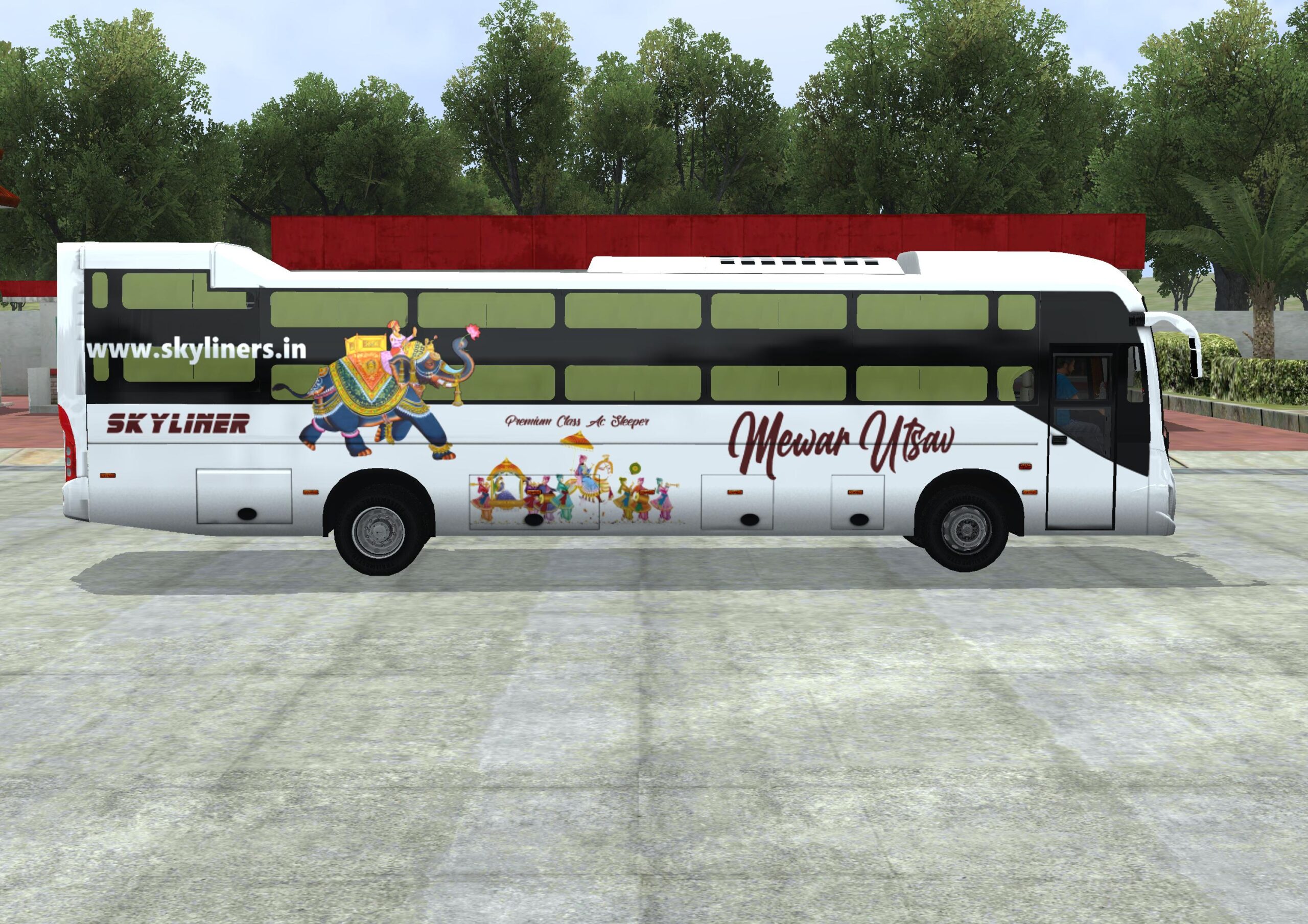 Damodar Spider X Jaswant AC Coach Pack Bussid - Image 9