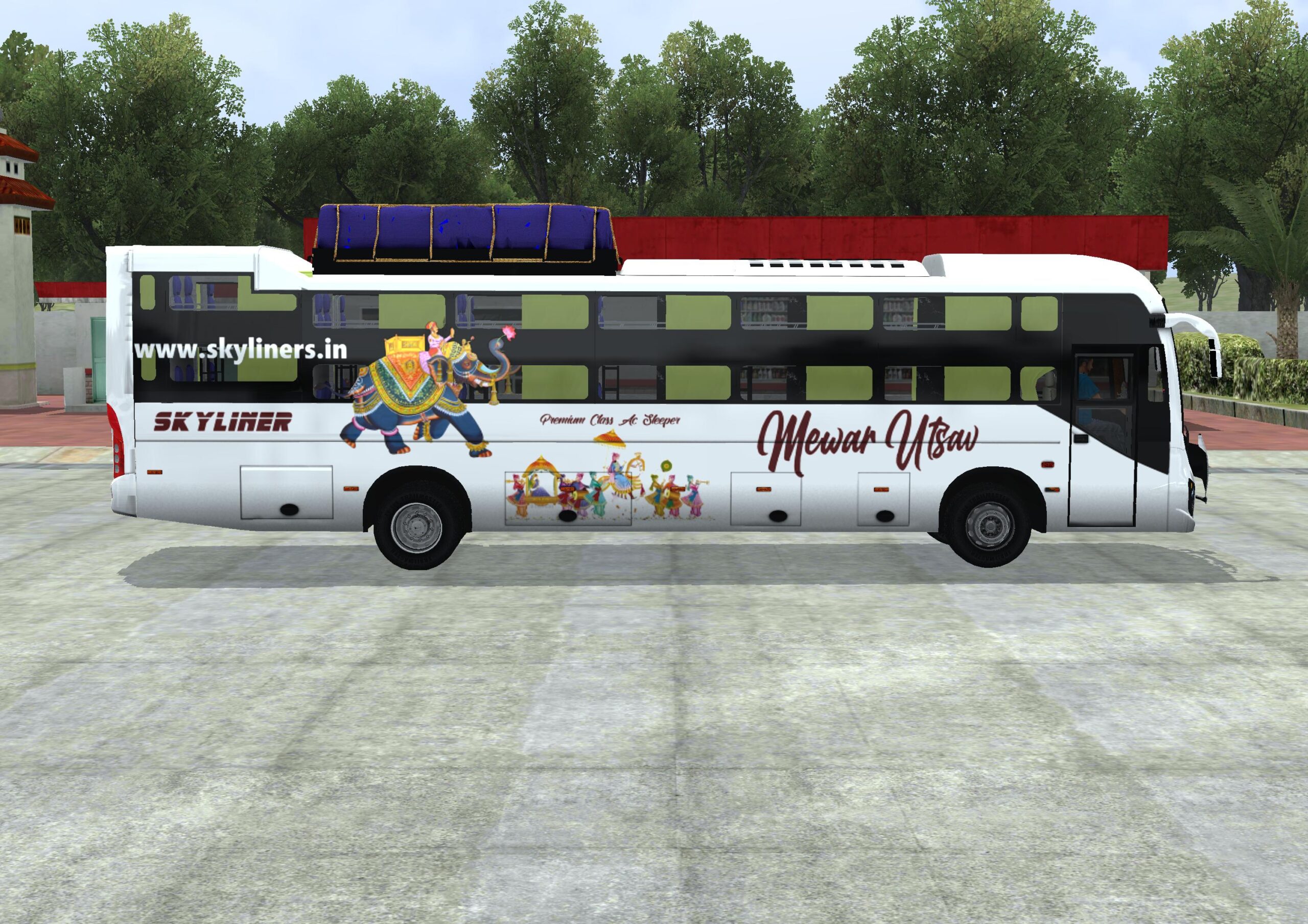Damodar Spider X Jaswant AC Coach Pack Bussid - Image 7