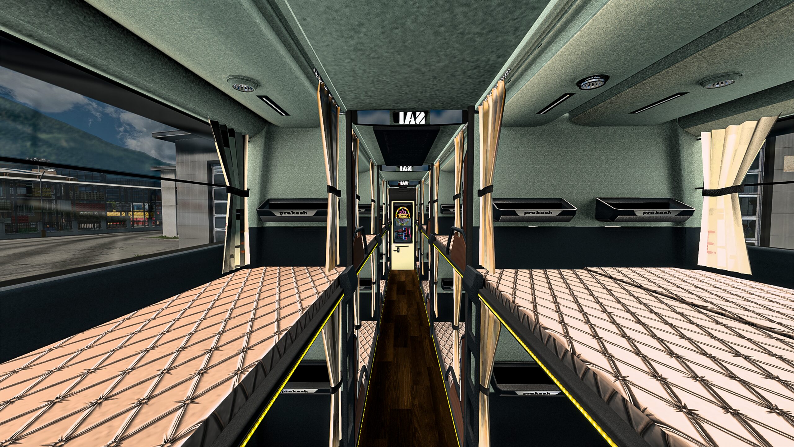Prakash Capella Gt Sleeper Bus Mod Ets2 (1.48 & above) - Image 6