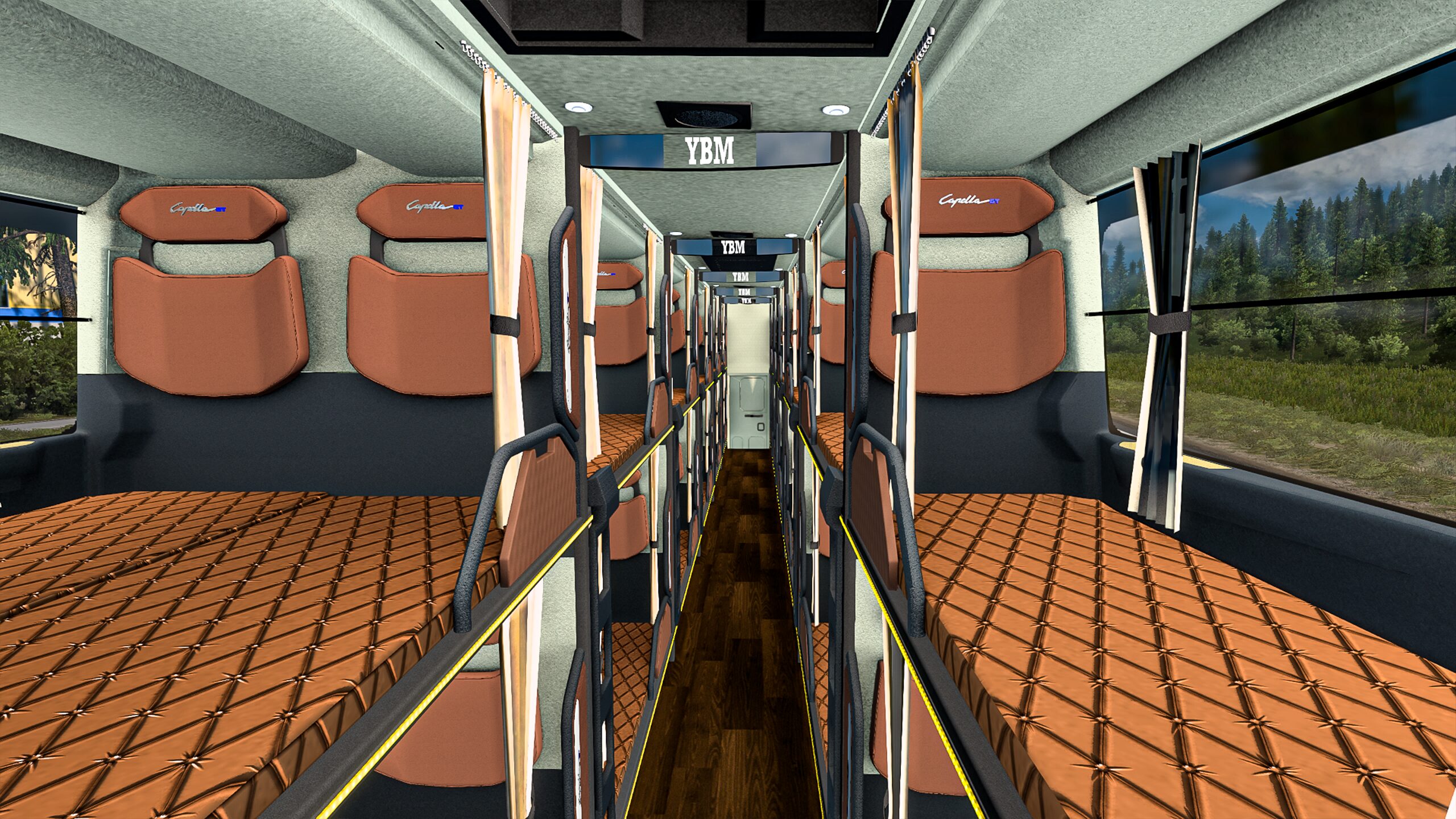 Prakash Capella Gt Sleeper Bus Mod Ets2 (1.48 & above) - Image 8