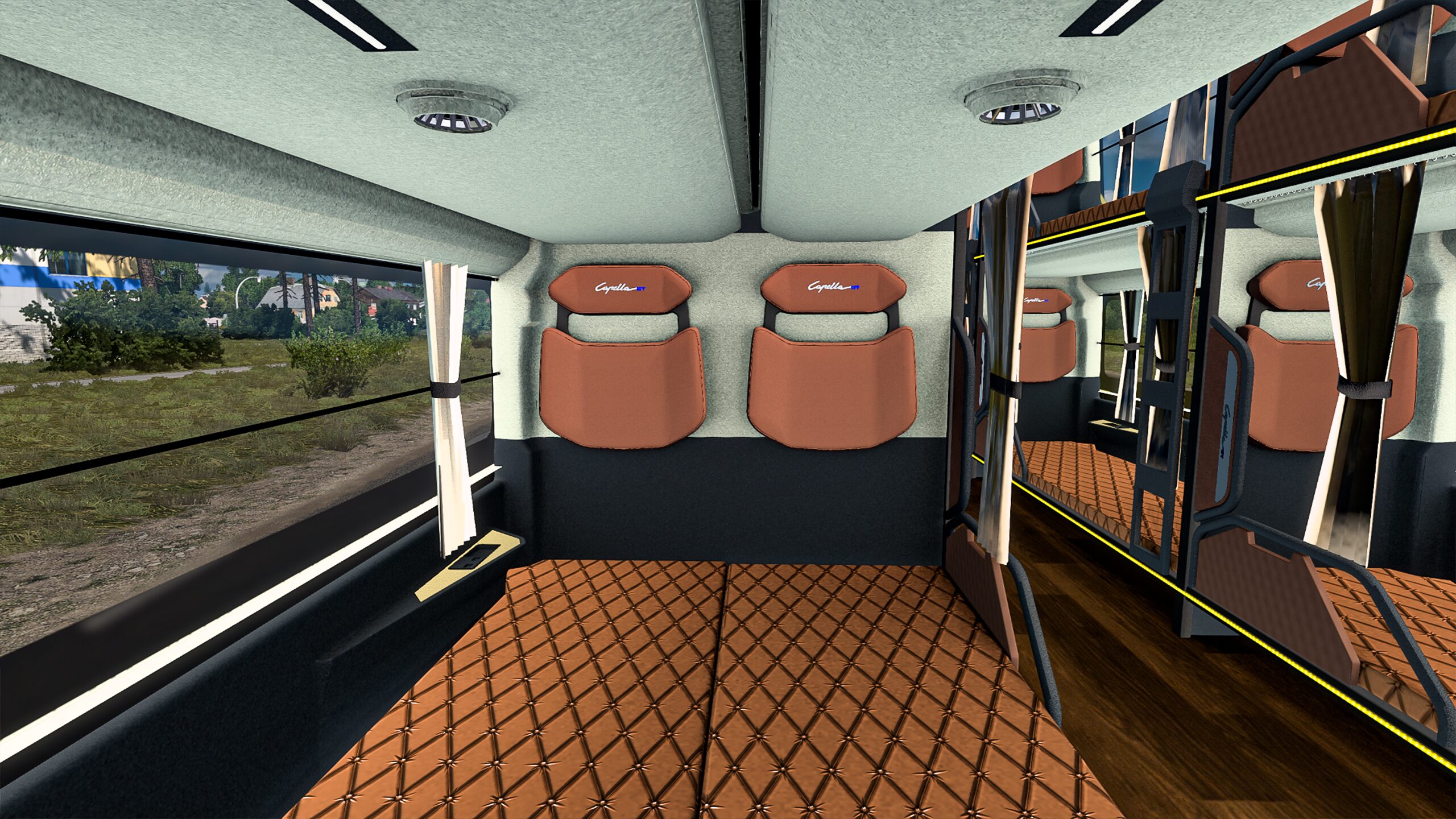 Prakash Capella Gt Sleeper Bus Mod Ets2 (1.48 & above) - Image 7