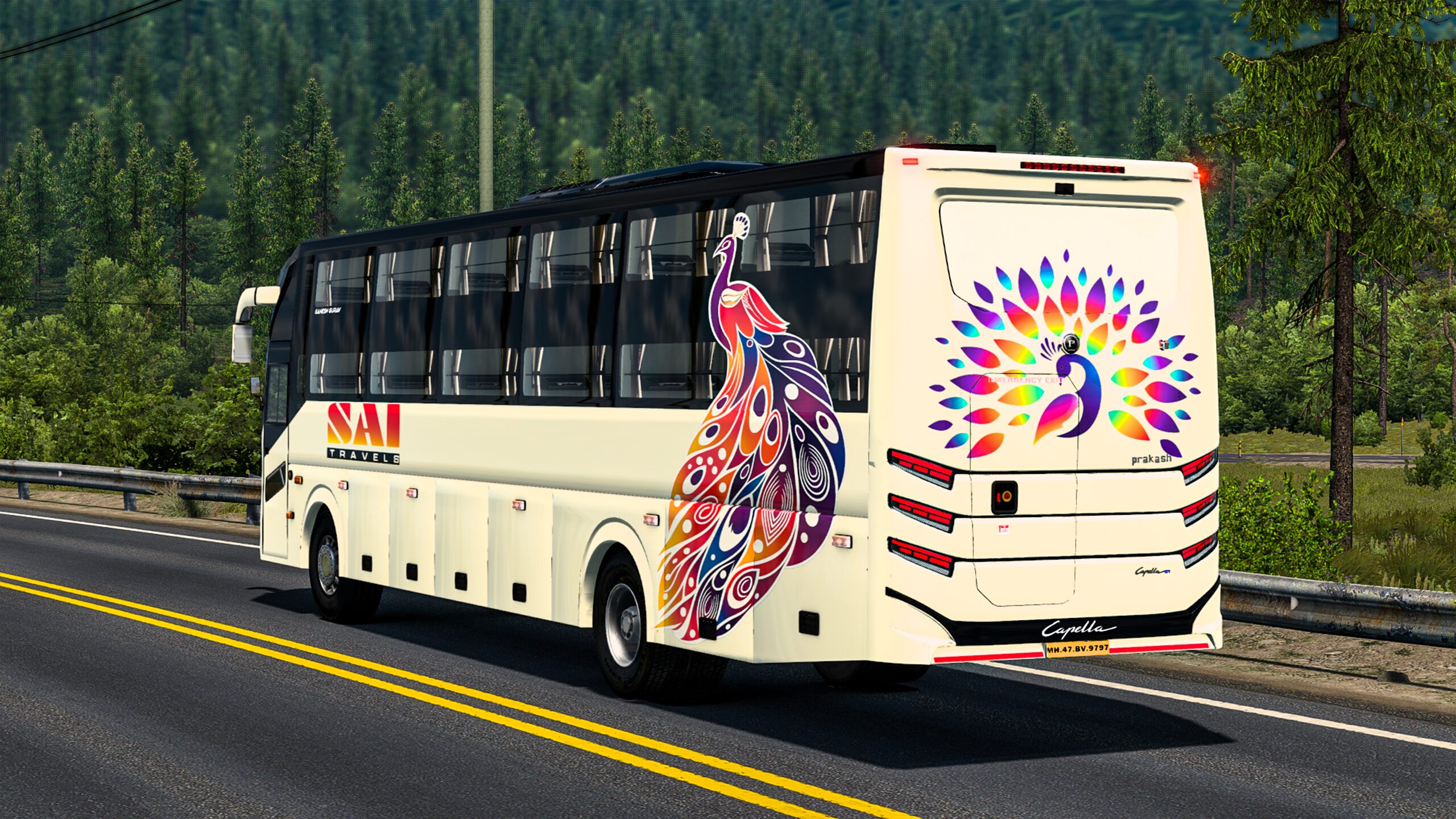 Prakash Capella Gt Sleeper Bus Mod Ets2 (1.48 & above) - Image 5